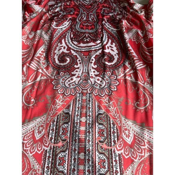 INC International Concepts Red White Dress - Picture 7 of 16